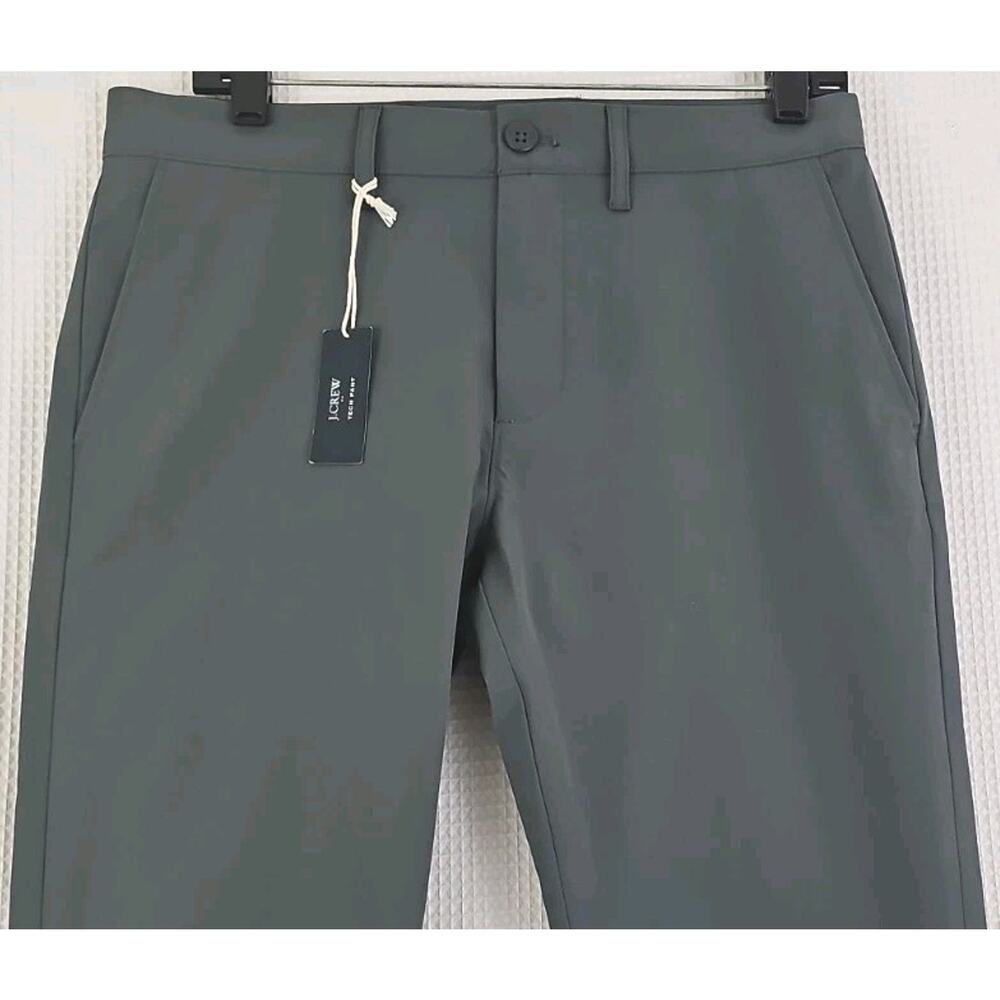 J.Crew Tech ~Men's Size 29x32~ Gray Slim Fit Flex Pants AA712 NWT. - Picture 12 of 16